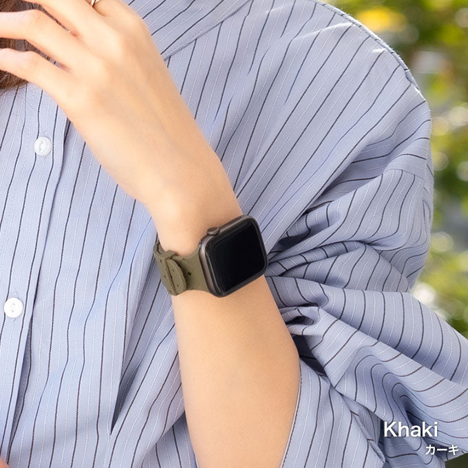 アップルウォッチ バンド Apple watch band くすみカラー スポーツ 