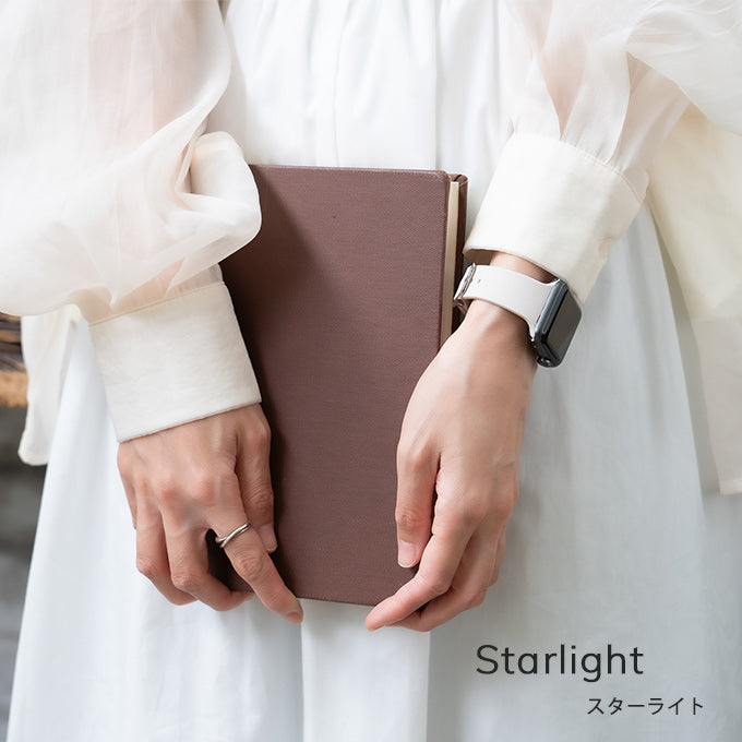 Apple watch band アップルウォッチ バンド くすみカラー スポーツ ソフトシリコンラバー スターライト