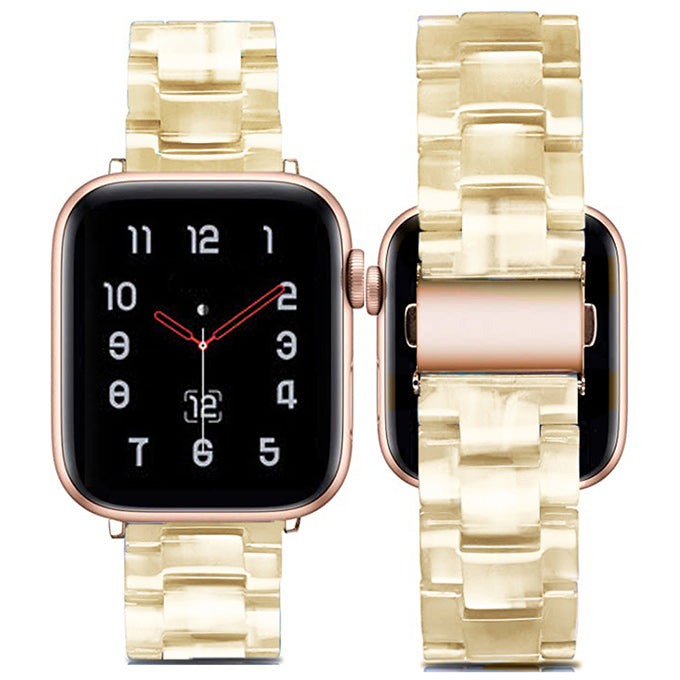 アップルウォッチ バンド べっ甲 アイボリーベージュ バンド