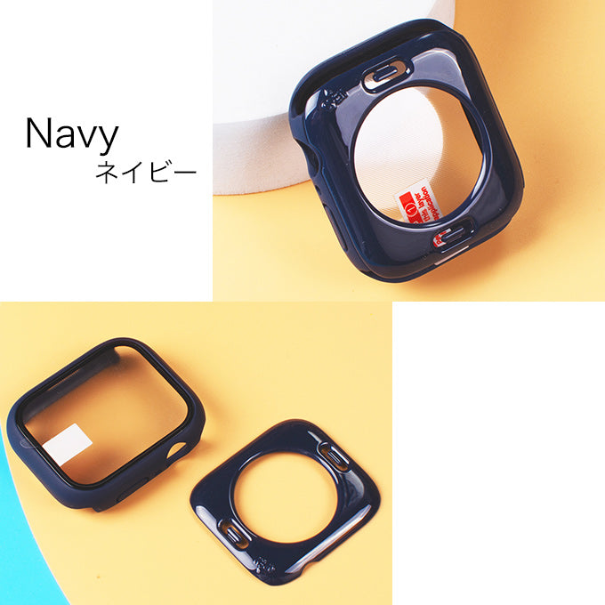 アップルウォッチ ケース カバー 2in1 45mm 44mm 41mm 40mm 完全防水 グリーン