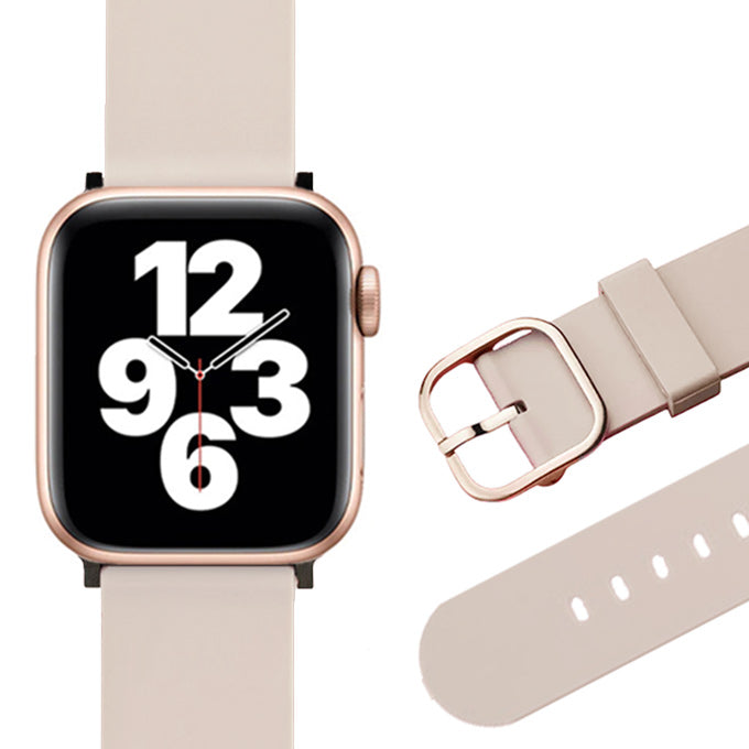 Apple watch band アップルウォッチ バンド くすみカラー スポーツ ソフトシリコンラバー マッシュルーム