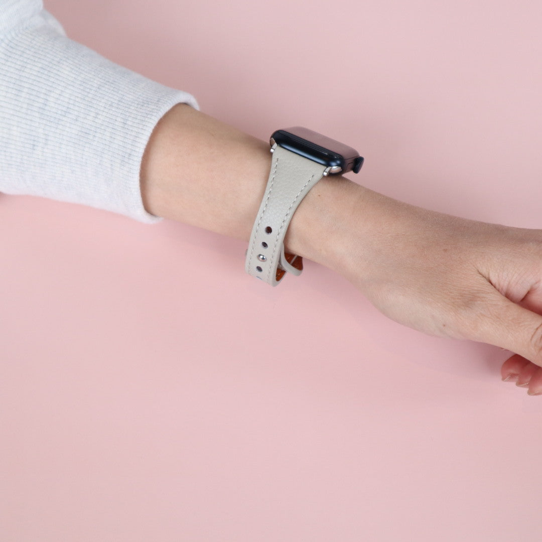 アップルウォッチ バンド Apple watch band スリムレザーバンド 本革