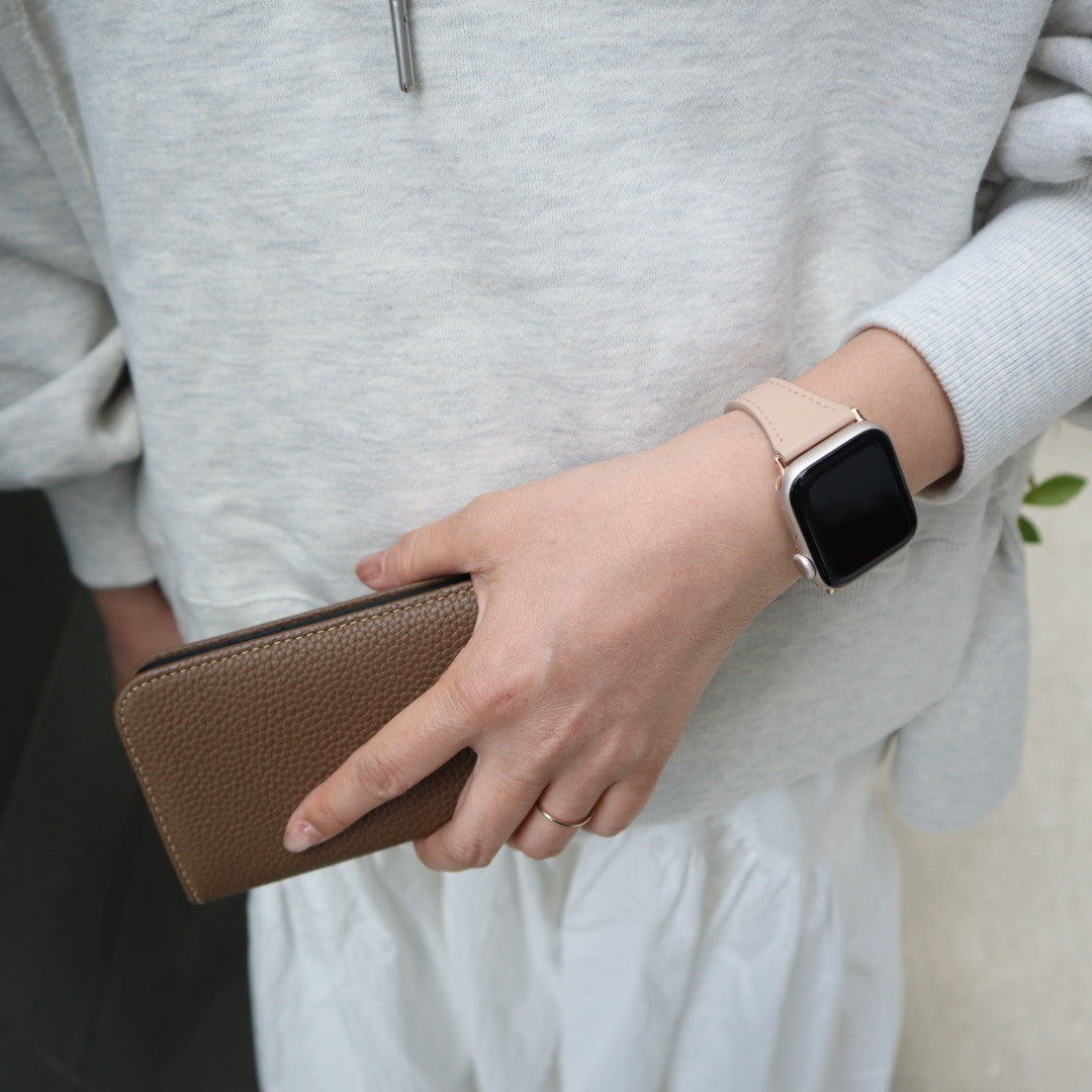 アップルウォッチ バンド Apple watch band スリムレザーバンド 本革