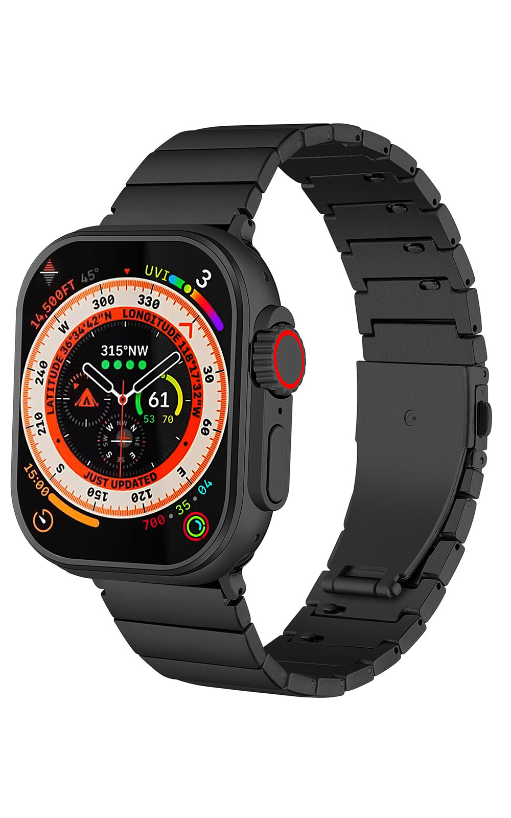 アップルウォッチ バンド Apple watch band チタン ベルトメンズ レディース ブラック