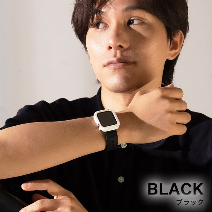 アップルウォッチ バンド G-SHOCKデザイン ラバーバンド