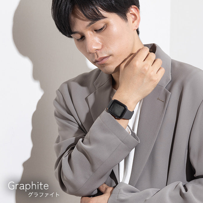 アップルウォッチ バンド Apple watch band くすみカラー シリコン