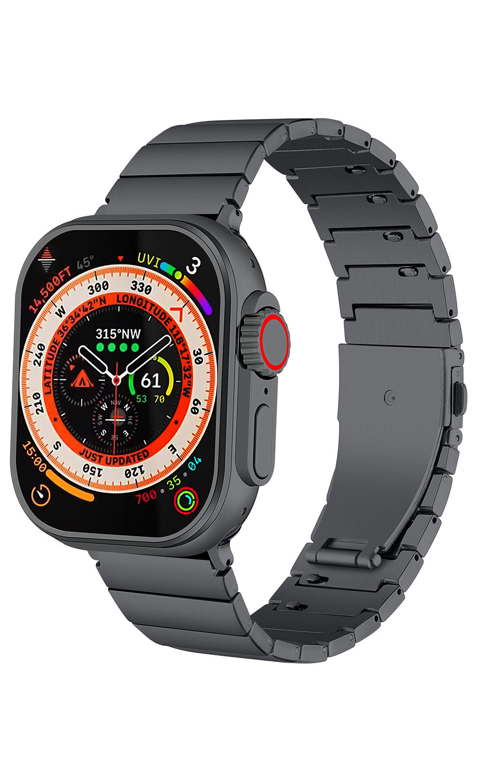 アップルウォッチ バンド Apple watch band チタン ベルトメンズ レディース グレー/グラファイト