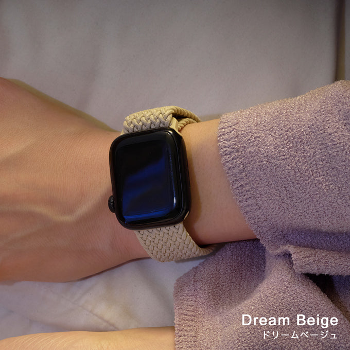 アップルウォッチ バンド Apple watch band ナイトループ ナイロンバンド ドリームベージュ