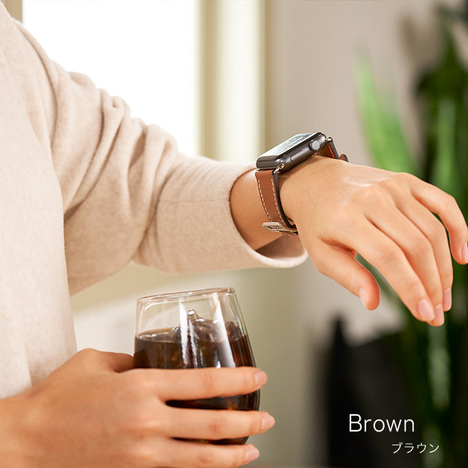 アップルウォッチ バンド Apple watch band メンズ レザーバンド 革