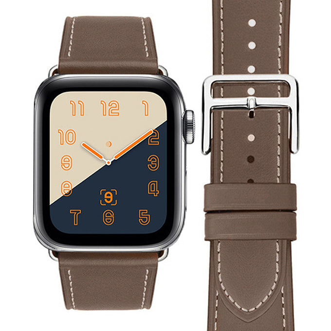 アップルウォッチ バンド Apple watch band レディース メンズ レザーバンド 革 モカ