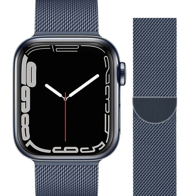 アップルウォッチ バンド Apple watch band ミラネーゼループ メッシュ ステンレス
 ミッドナイト