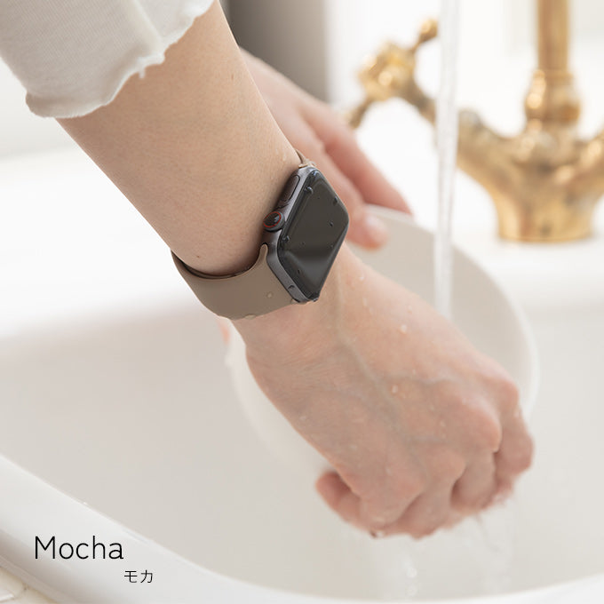 アップルウォッチ バンド Apple watch band くすみカラー シリコン