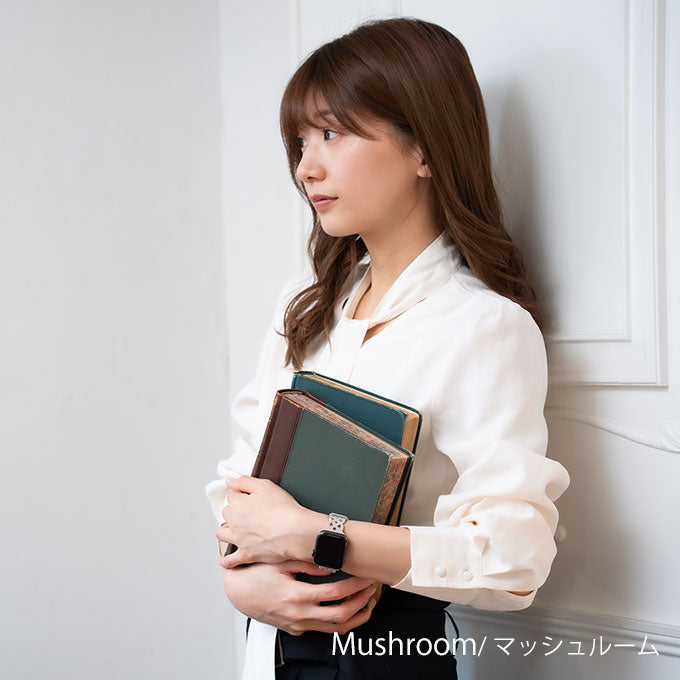 アップルウォッチ バンド Apple watch band フラワー レース柄 くすみカラー シリコン スポーツ ラバーバンド ベルト アップルウォッチバンド 38mm 40mm 41mm 42mm SE おしゃれ かわいい レディース apple watch10 バンド マッシュルーム