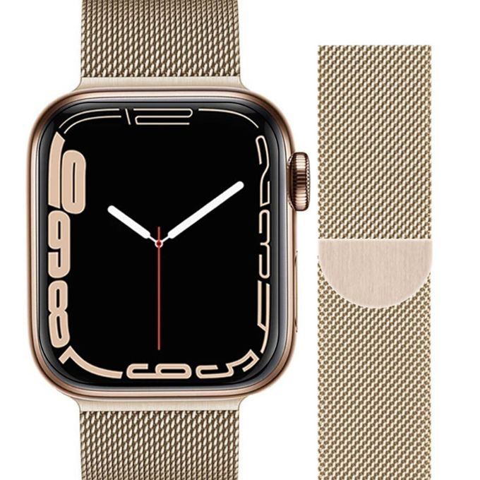 アップルウォッチ バンド Apple watch band ミラネーゼループ メッシュ ステンレス レトロゴールド