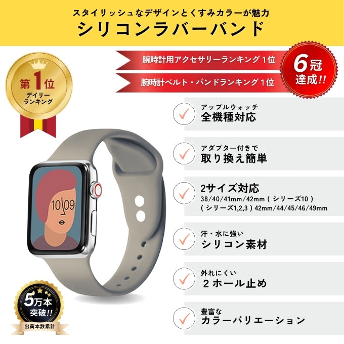 Apple Watch ウォッチバンド くわしく 42mm ブルー