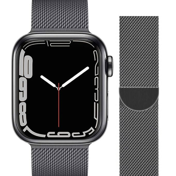 アップルウォッチ バンド Apple watch band ミラネーゼループ メッシュ ステンレス
 スペースグレー