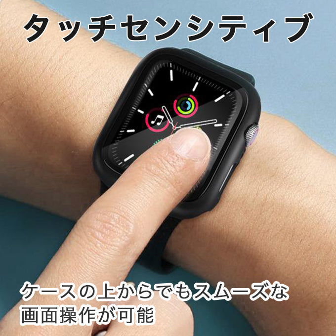 sクリア★アップルウォッチ　ラバーベルト カバー　Apple Watchバンド